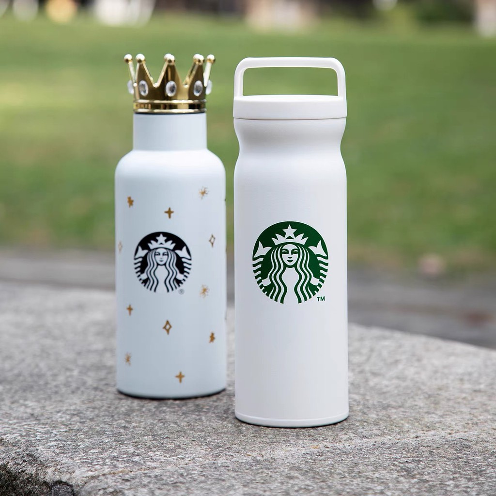 Bình giữ nhiệt STARBUCKS có quai cầm và lọc chặn đá Dung tích 500ml