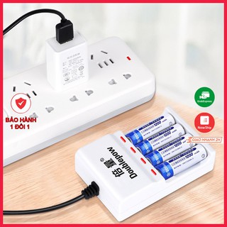 Thiết Bị Sạc Pin 4 Ngăn AA/AAA chất lượng cao chính hãng Dowblepow DP-U82, tự ngắt khi sạc đầy pin.