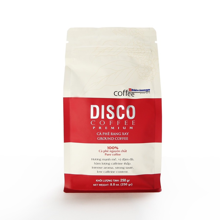 Cà phê rang xay DISCO 250gram Bùi Văn Ngọ Coffee