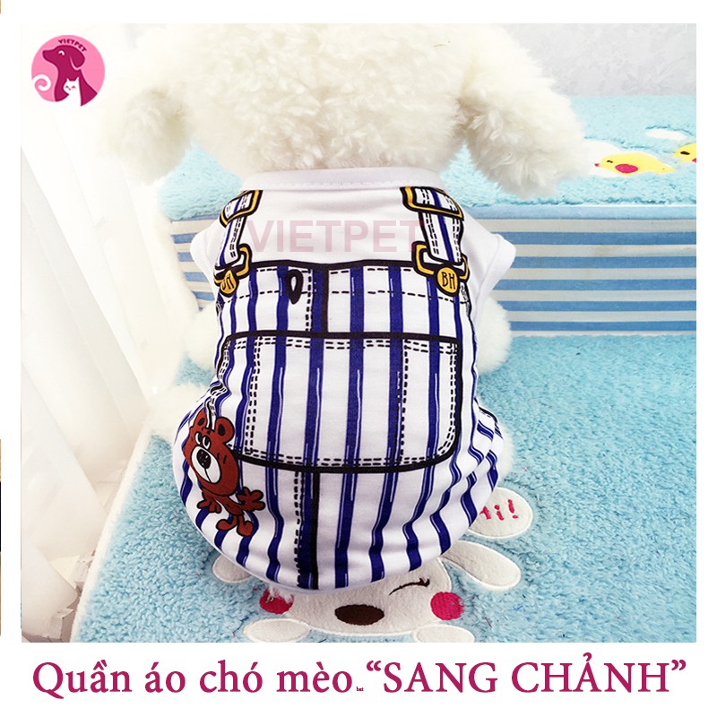 Quần áo cho chó mèo - Hình yếm &amp; vest sang chảnh, đẹp mê ly sờ vải cực thích tay - Loại 1 cao cấp