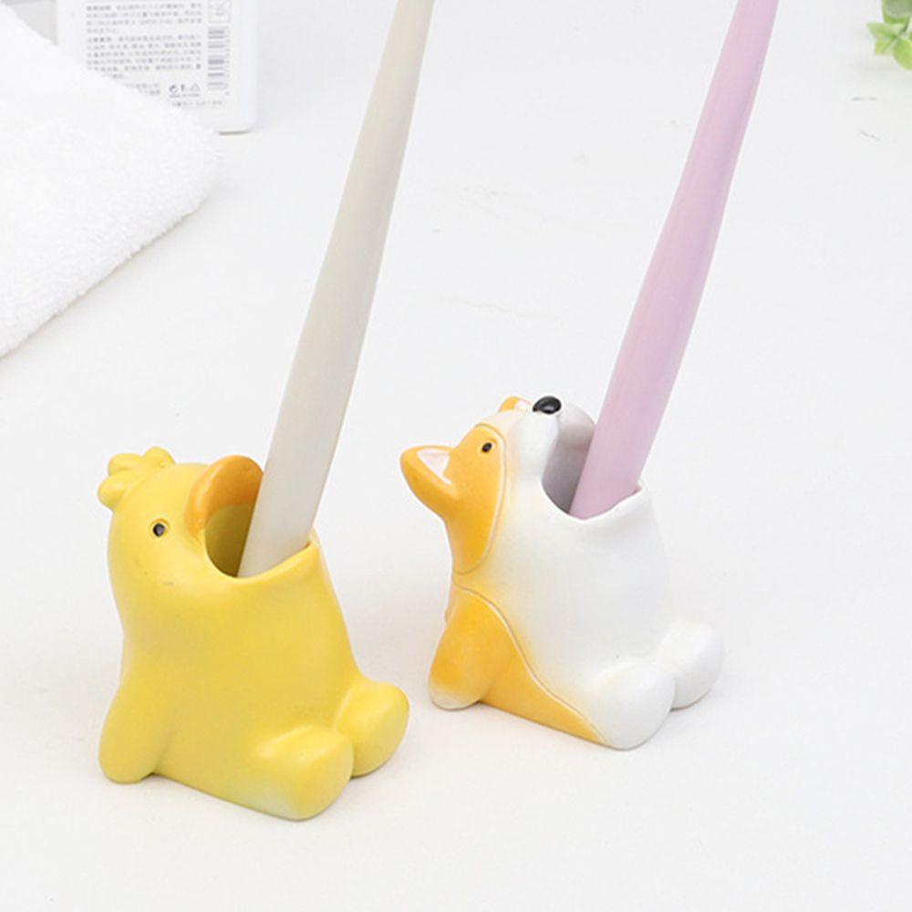 FOREVER New Bathroom Storage Cartoon Animal Ornaments Toothbrush Rack Cute Creative Bathroom Home Holder