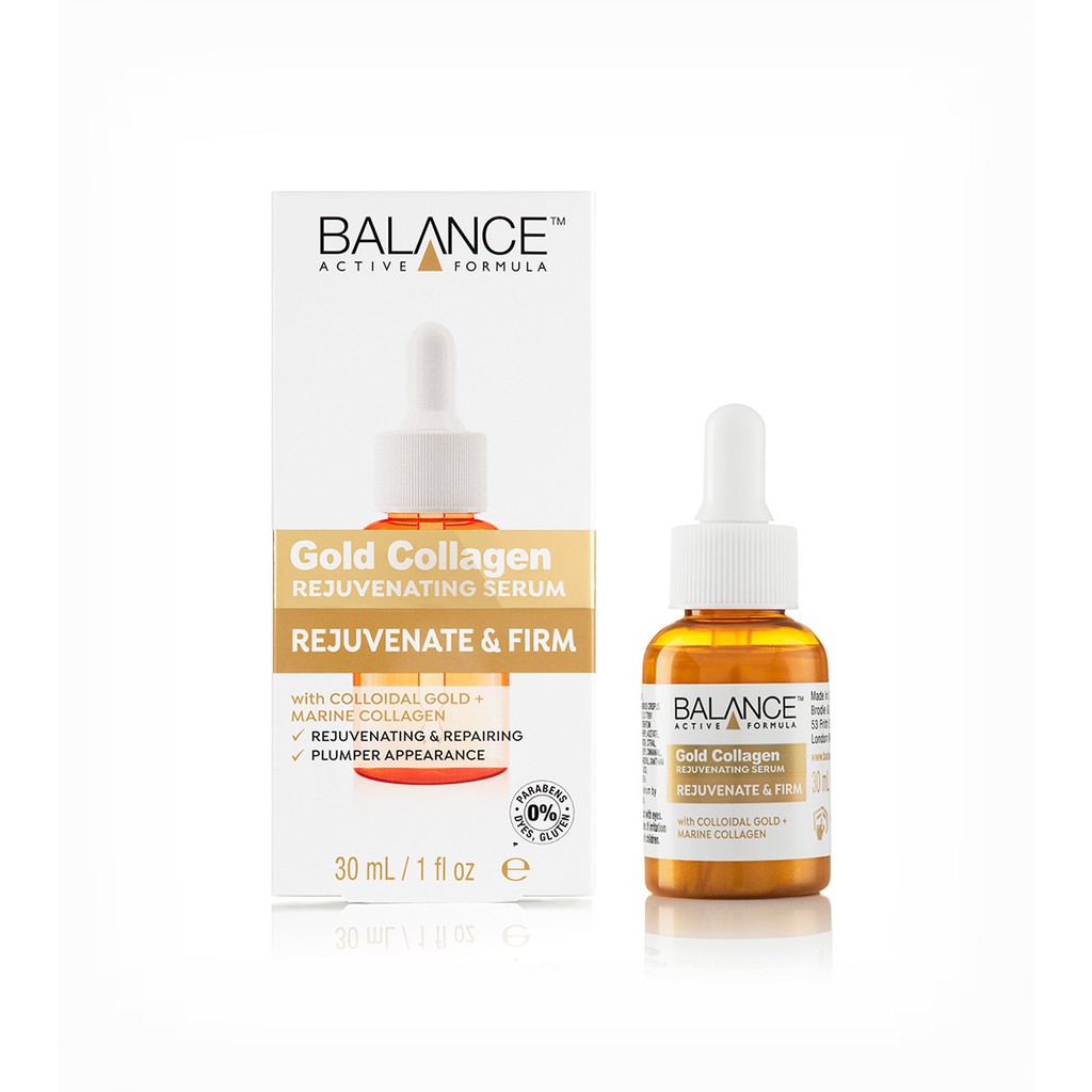 Tinh Chất Sáng Da Balance Active Formula-Gold Collagen Rejuvenating Serum (30ml)