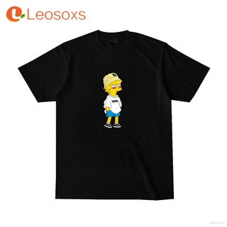 Vans áo thun nam nữ tay ngắn cổ tròn in hình simpsons the simpsons size s-4xl
