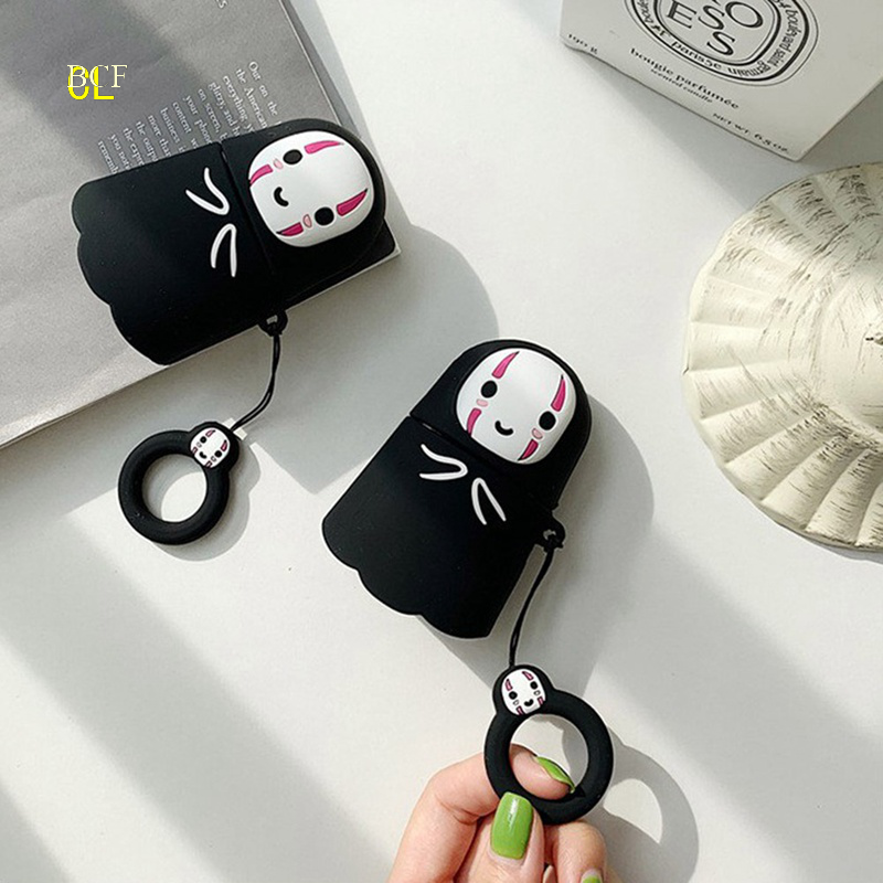 Vỏ Bảo Vệ Hộp Sạc Tai Nghe Airpods Hình Vô Diện Xinh Xắn Ốp