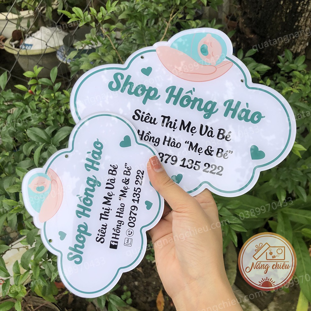 Bảng hiệu shop- Đạo cụ chụp hình sản phẩm- Treo cửa hàng , tiệm bán hàng, decor quán trà sữa , cà phê , siêu thị....