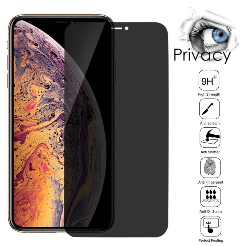 Kính Cường Lực Bảo Vệ Màn Hình Chống Nhìn Trộm Cho iPhone 14 13 12 11 Pro MAX XS MAX XR 7 8 PLUS 6S 13mini
