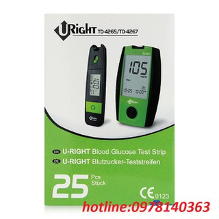 Que thử đường huyết Uright 25 TD4265, 4267