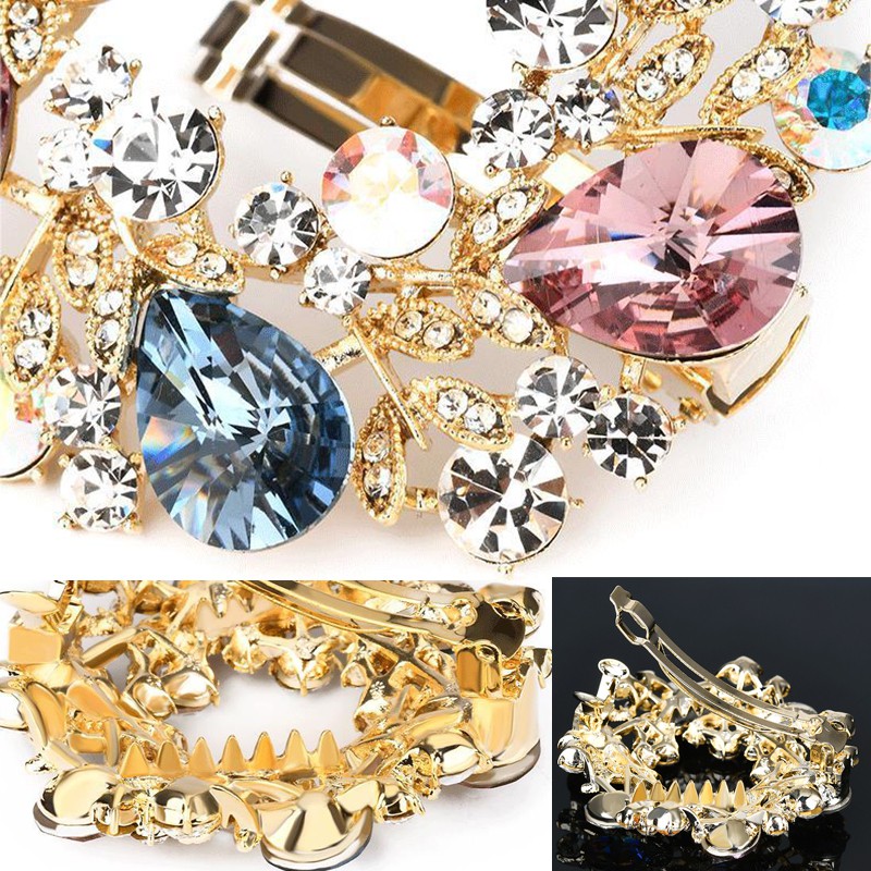 Kẹp TóC HìNh GiọT NướC ĐíNh Kim Cương Giả ThờI Trang Cho Nữ