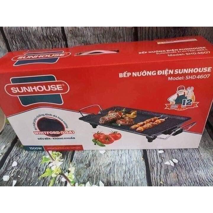 Bếp nướng điện không khói SUNHOUSE SHD4607 1500W , SHD4600 1600W Hàng chính hãng