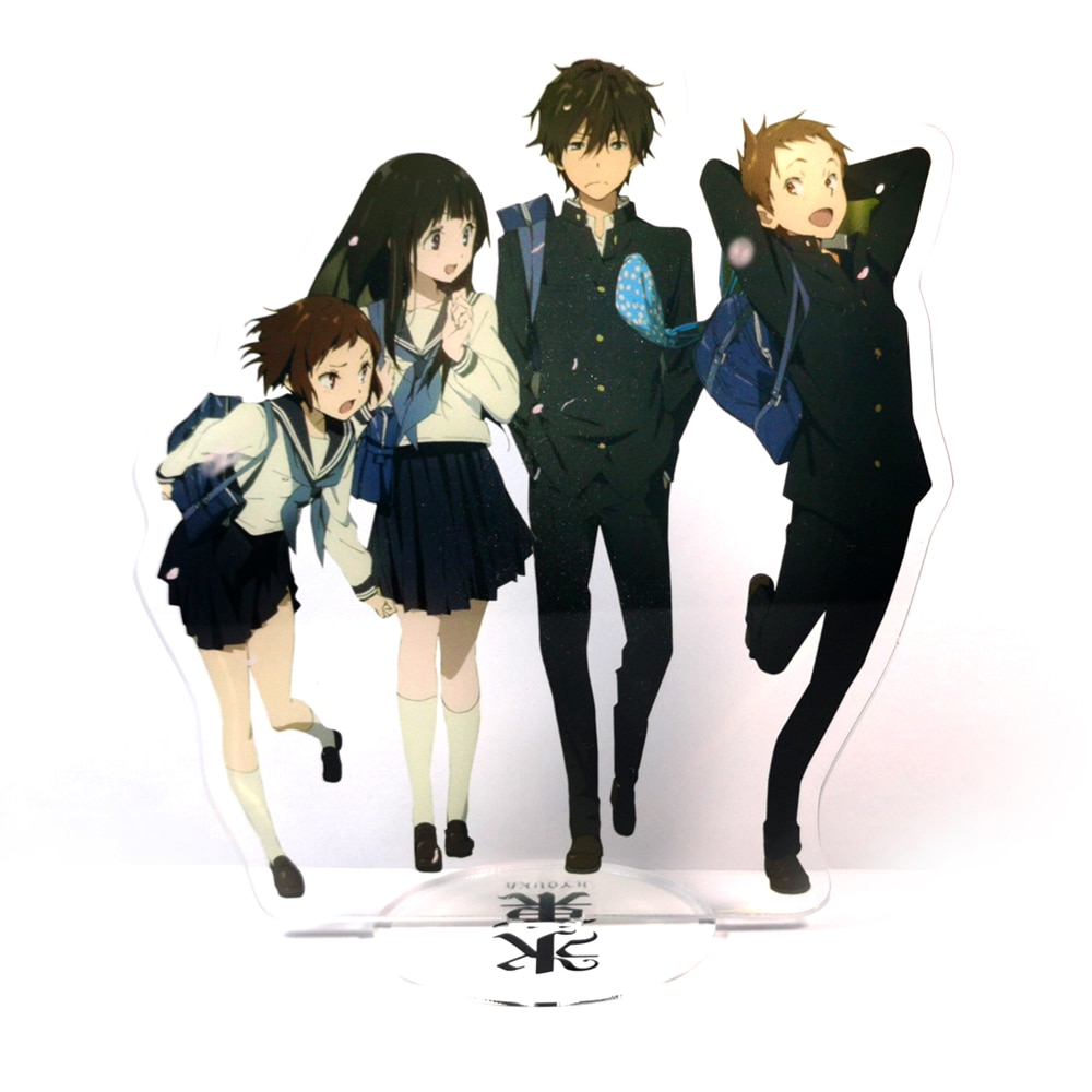 HYOUKA Oreki Hotaro Chitanda Eru Fukube Satoshi Ibara Mayaka acrylic stand figure toy model anime desk decoration