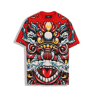 Áo Thun Cổ Tròn Nam INF Con Lân Đỏ, Chất Vải Thun Cotton Dày Dặn Cao Cấp, AT010547, SOMEHOW