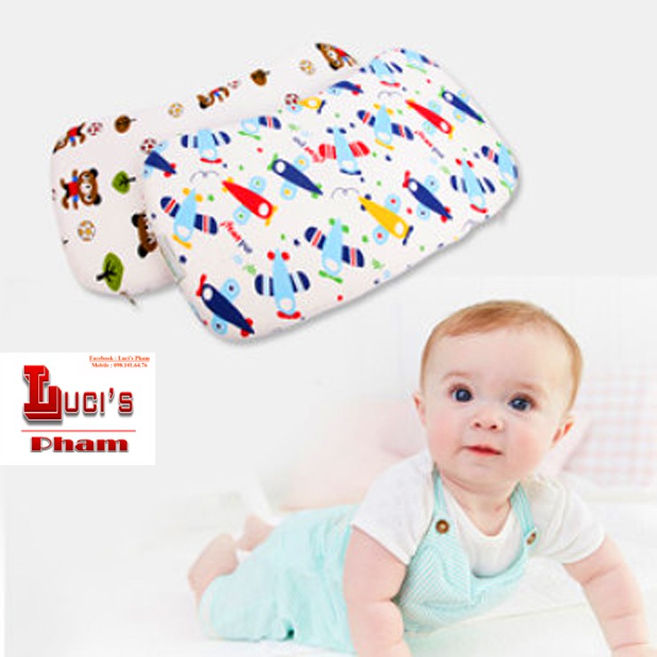 GỐI CAO SU NON MỀM MẠI THOẢI MÁI CHO BÉ