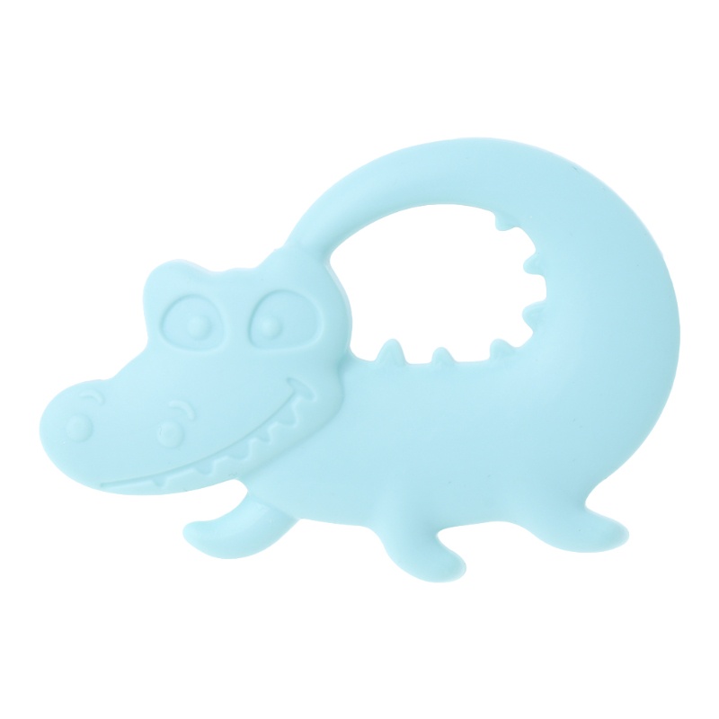 Haha Vòng Cổ Đồ Chơi Gặm Nướu Hình Cá Sấu Bằng Silicone Dành Cho Trẻ Sơ Sinh