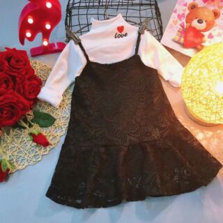 Combo bốn set áo váy love