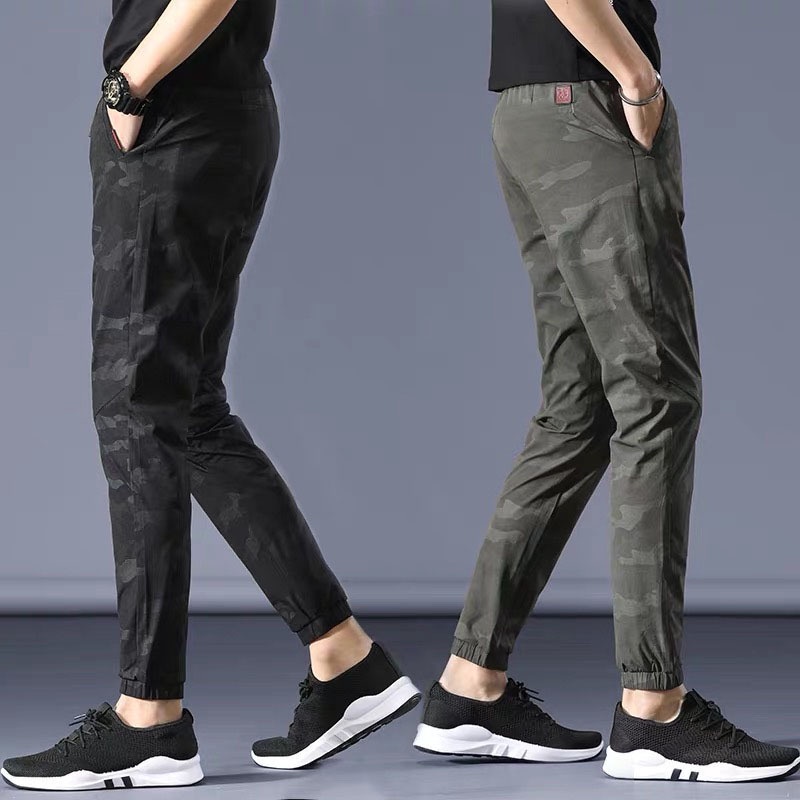 M-5XL Quần Nam Camouflage Casual Pants Men Fashion Japanese Drawstring Sports Long Pants