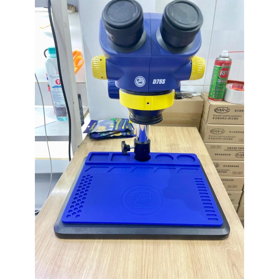 Cao su lót kính hiển vi kích thước kích thước lớn 23x30cm dành cho kính hiểm vi đế lớn