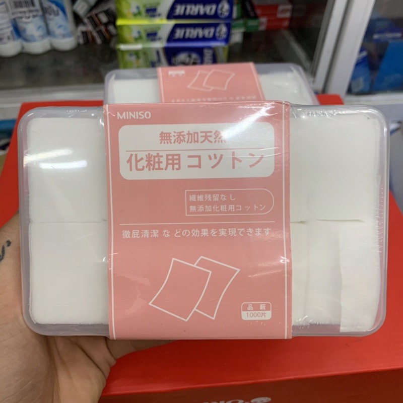 Bông Tẩy Trang Miniso 1000 Miếng