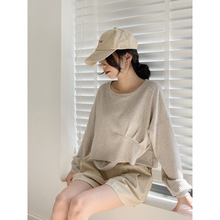 áo thun xốp vạt may rúm TKP110 1994closet