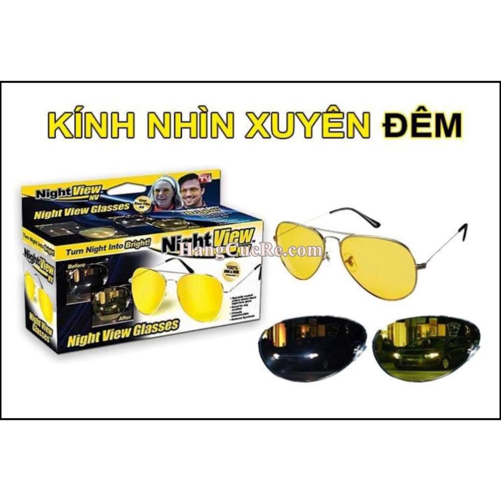 Kính nhìn xuyên đêm - Tặng kèm bao da - Kính Night View Glasses