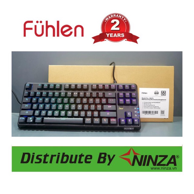 Phím cơ Fuhlen M87s Blue Switch