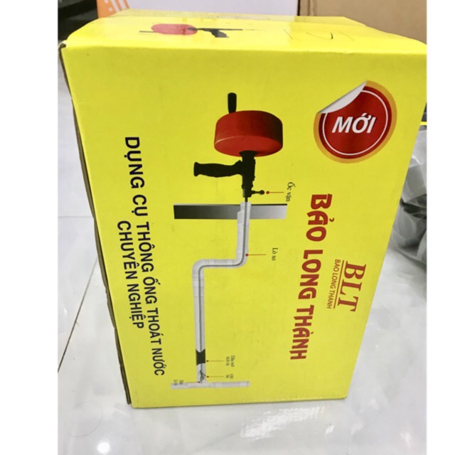 Dụng cụ thông cống có tay cầm (5m,8m,10m,12m,15m,18m)