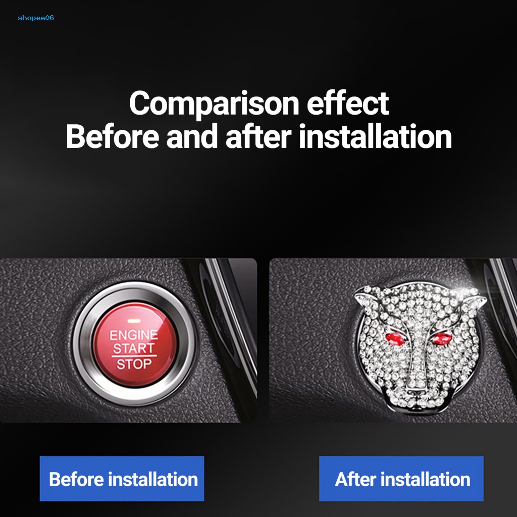 Ốp Bảo Vệ Công Tắc Khởi Động Xe Hơi Bằng Hợp Kim Kẽm Tiện Dụng Chất Lượng Cao
