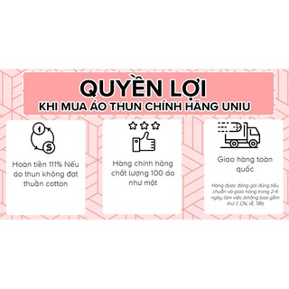 Áo thun trơn nữ cổ tròn UNIU đỏ đô