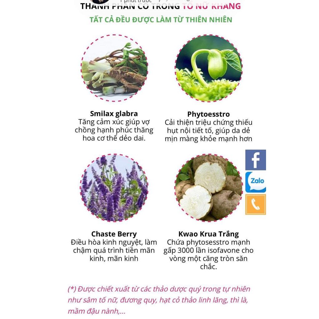 [MUA 2 TẶNG 1] [MUA 3 TẶNG2-]TỐ NỮ KHANG - CẢI THIỆN V1 - SÁNG DA - CẢI THIỆN NỘI TIẾT TỐ NỮ | BigBuy360 - bigbuy360.vn