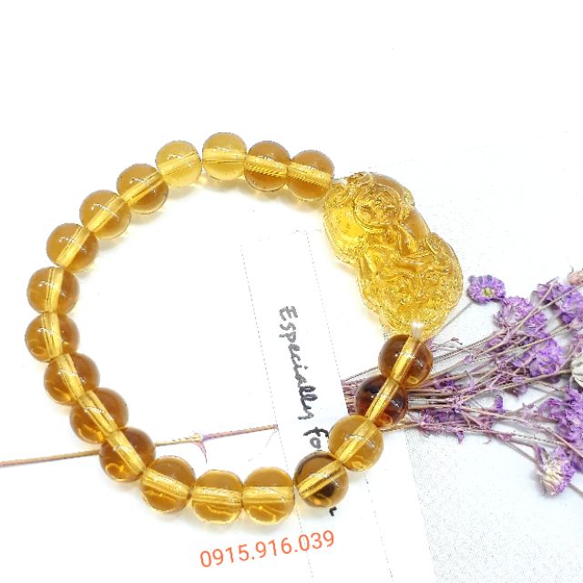 Vòng Tỳ Hưu Màu Vàng