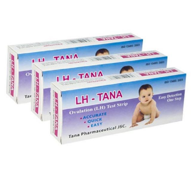 Que thử rụng trứng LH TANA, dụng cụ phát hiện ngày rụng trứng, đơn giản, chính xác, nhanh chóng, tiện lợi (