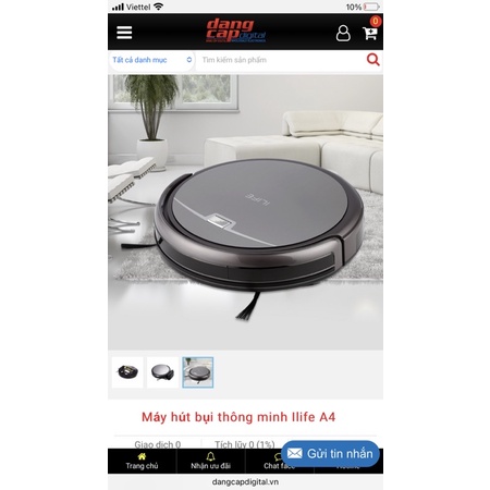 Main Robot hút bụi iLife A4