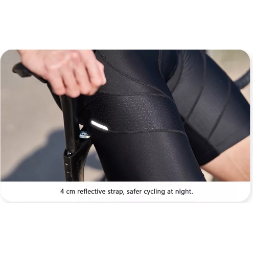 Santic quần ngắn đi xe đạp có đệm mông thoáng khí, quần thể thao đi xe đạp