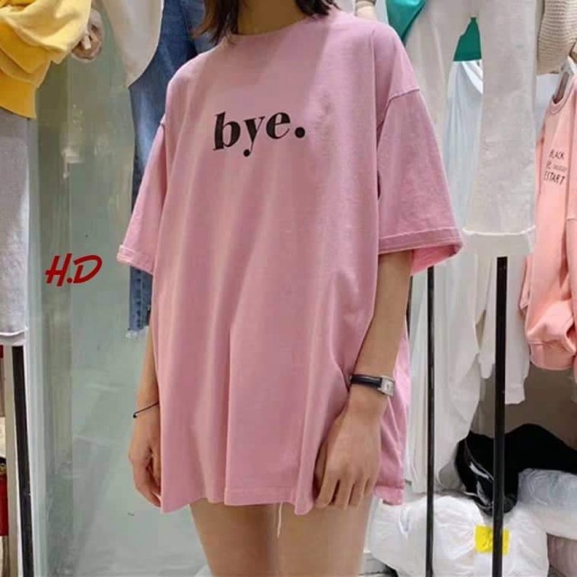 Áo phông Bye chữ ngực HDA0519