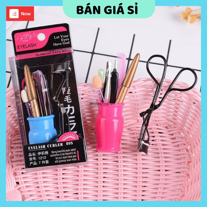 Combo dụng cụ trang điểm  GIÁ VỐN Bộ trang điểm mắt 7 món EYE, tiện dụng 9609