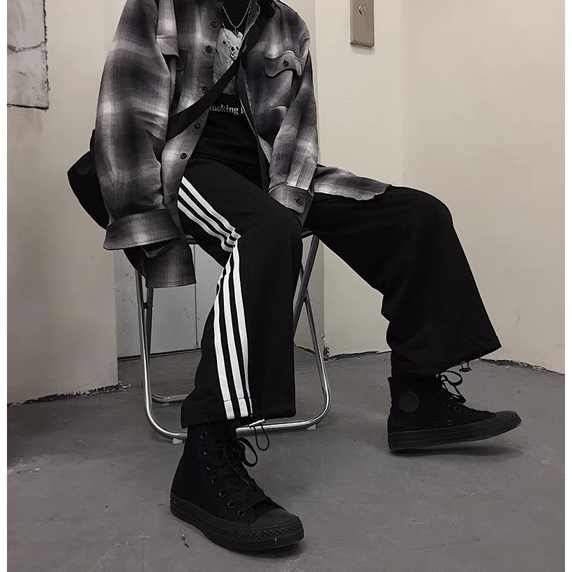 Quần ống rộng unisex ONEZ jogger thể thao bó chun OQ2 | BigBuy360 - bigbuy360.vn