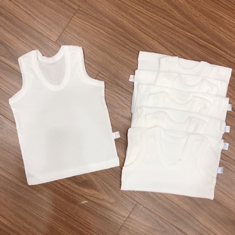Áo ba lỗ babyleo xuất nhật cotton mềm thoáng mát cho bé