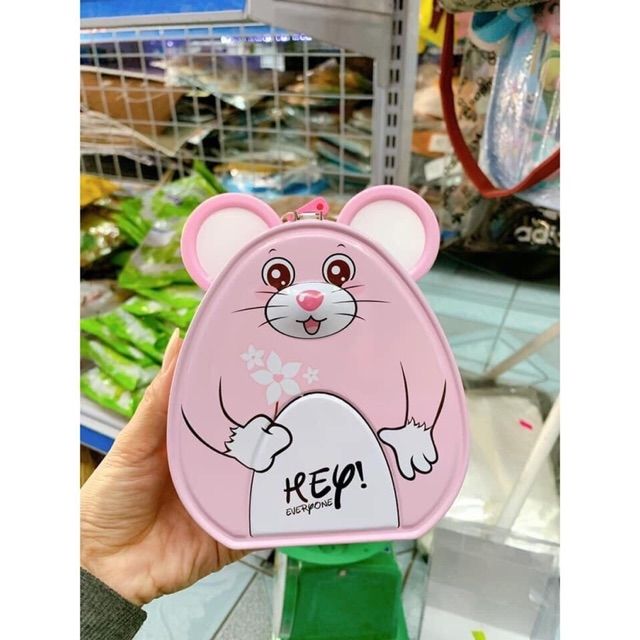 Chuột  tiết kiệm tiền có khóa hàng loại 1 to đẹp