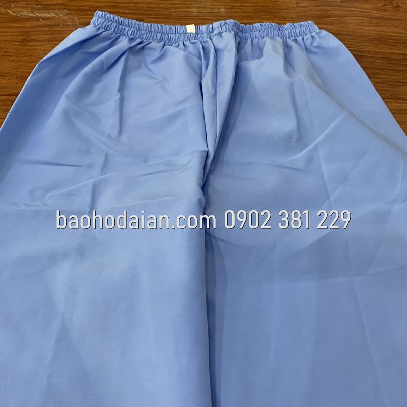 Quần blouse y tá, điều dưỡng, bác sĩ, kỹ thuật viên nữ màu xanh