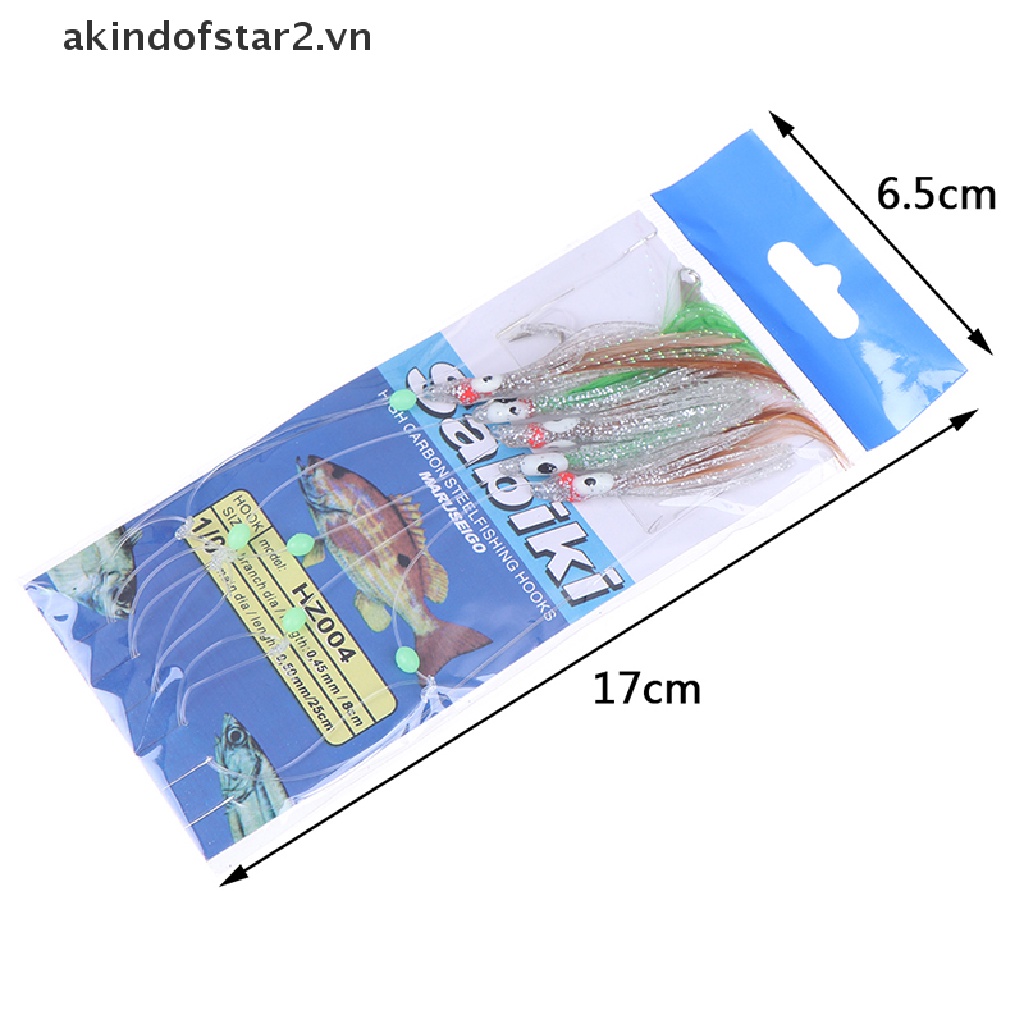 Mồi Câu Cá Phát Sáng 5 Trong 1 Hình Bạch Tuộc Độc Đáo