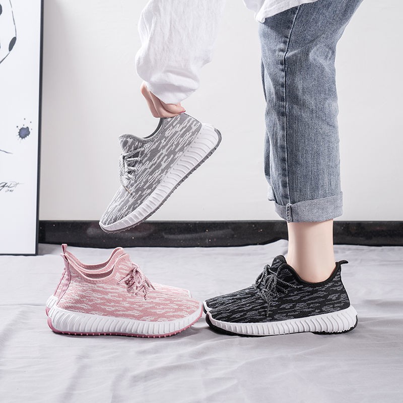 Giày Nữ Sneaker YeZ Đế Bót Cổ Chun Mềm Mại Phong Cách Hàn Quốc