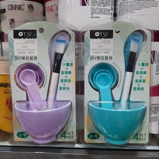 Bộ dụng cụ trộn mặt nạ đắp mặt 4 in 1