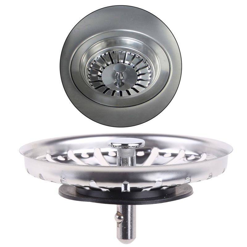 Nắp Lưới Lọc Rác Bồn Rửa Chén / Cống Thoát Nước Nhà Tắm Chống Tắc Nghẽn Hình Tròn Tiện