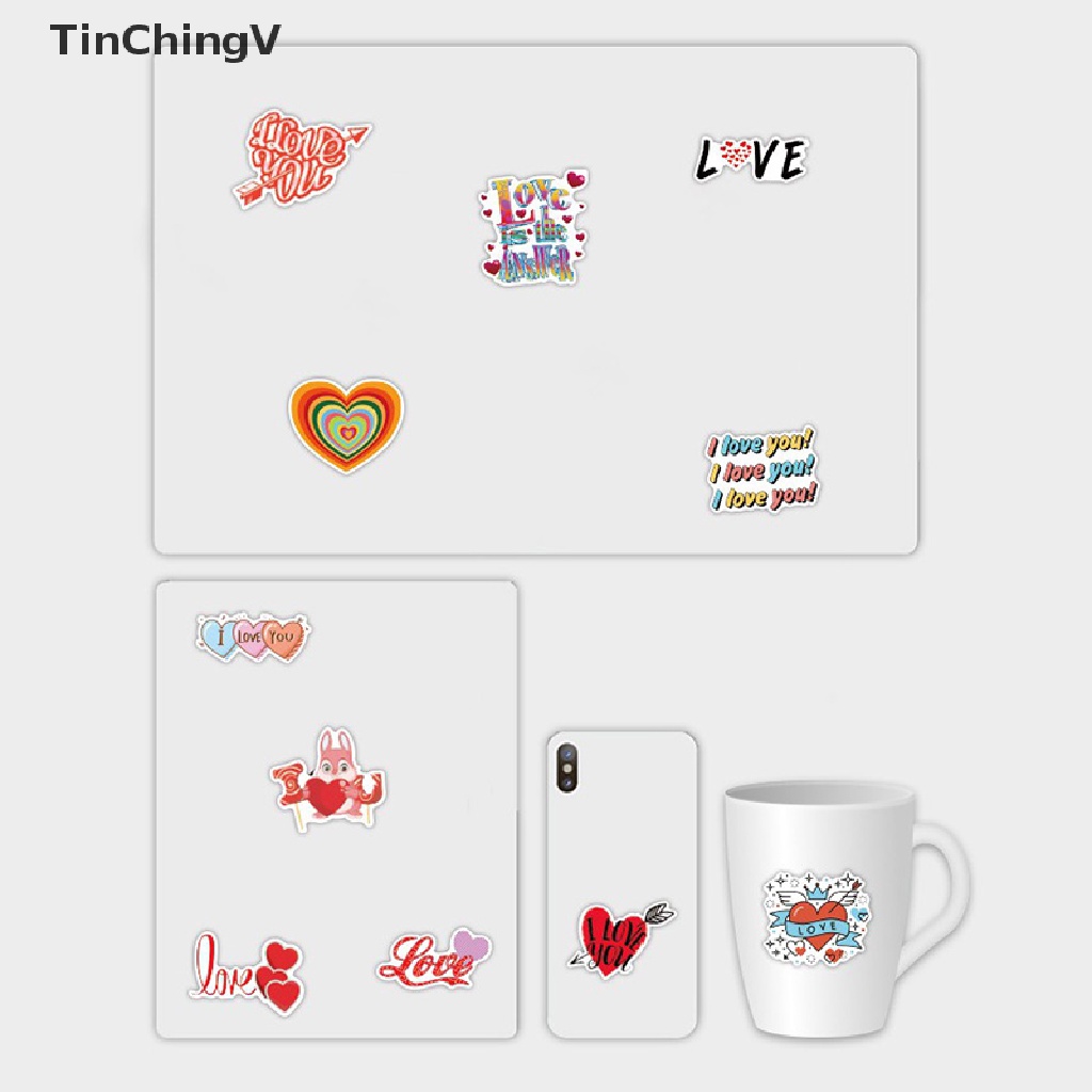 Bộ 50 Miếng Dán Dùng Trang Trí Ván Trượt / Guitar DIY