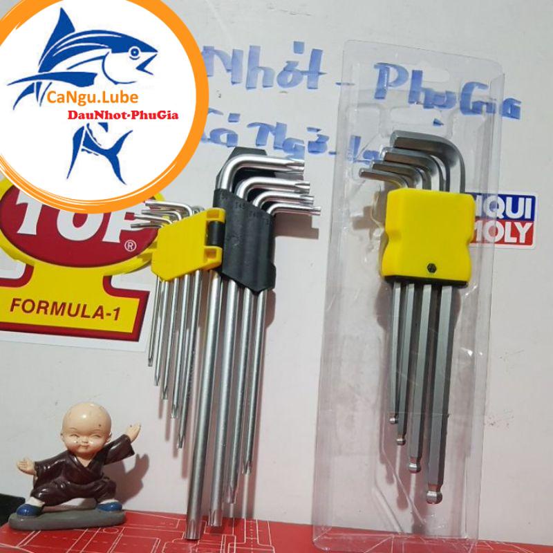 Dụng cụ mở ốc lục giác, trọn bộ lục giác bông mai - kết hợp bộ lục giác bi đa dạng chất lượng cao.