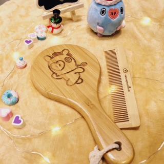 BT21 - Set Gương Lược Tre Mang