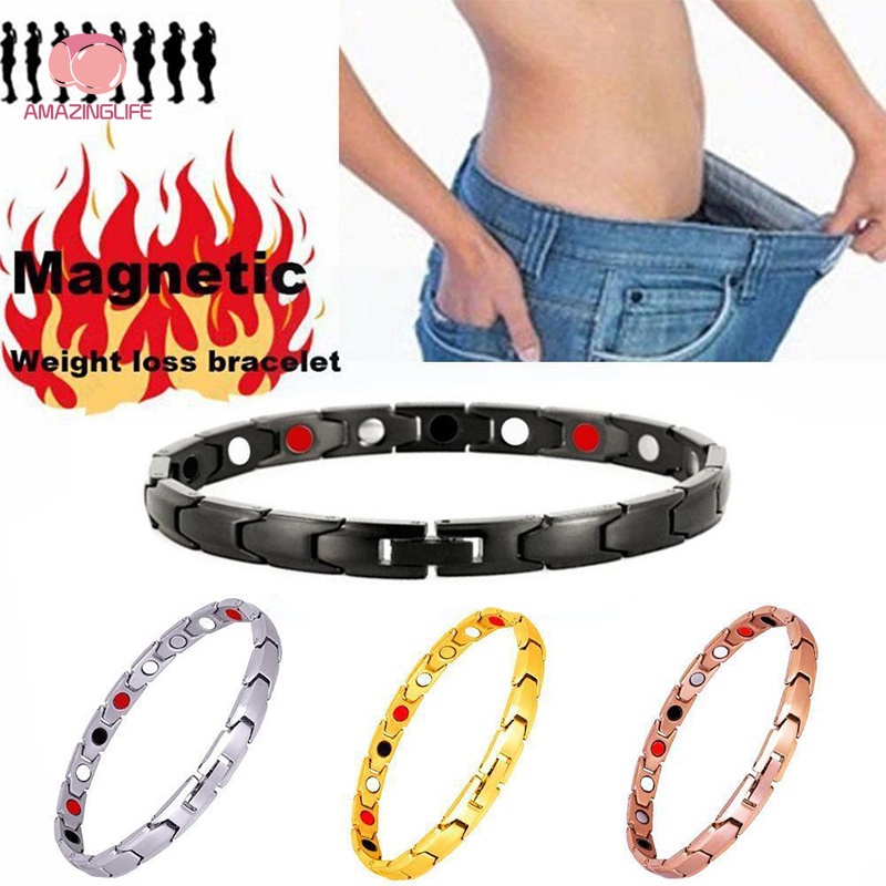 Vòng Tay Thép Titan Từ Tính Chăm Sóc Sức Khỏe Dành Cho Nam Và Nữ