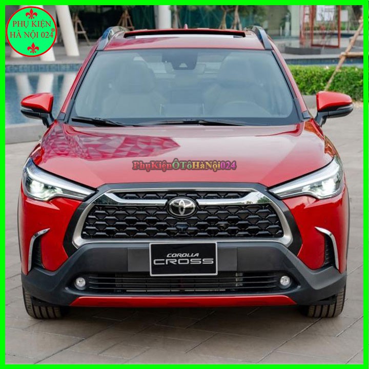 [Cross 2020 2021] Ốp Viền Đèn Gầm Trước Xe Mạ Crom Toyota Cross 2020 2021