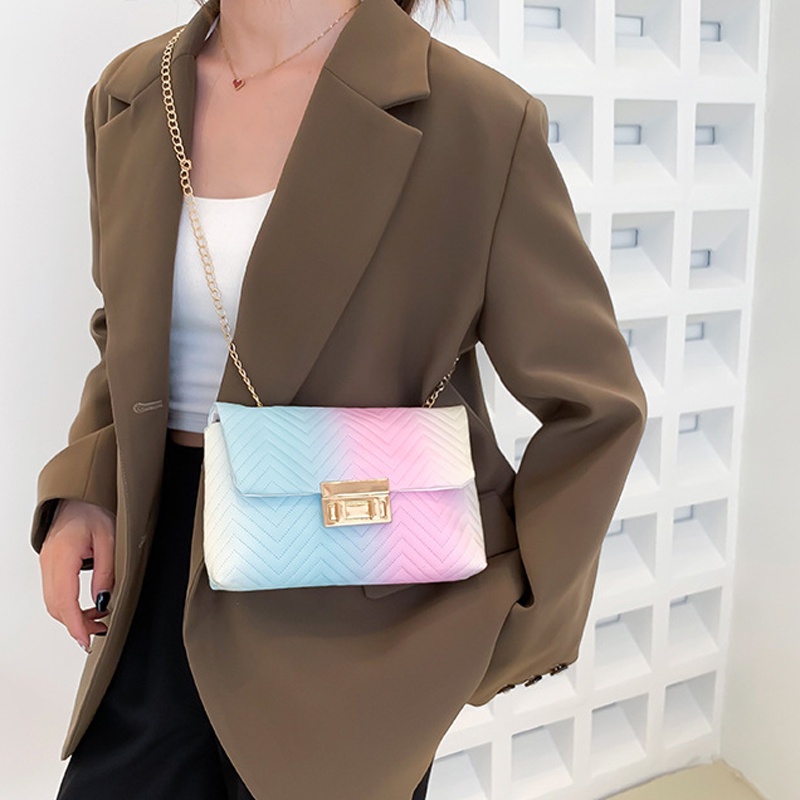 Ielgy Túi Đeo Vai Màu gradient Tươi Tắn Và Ngọt Ngào Cho Nữ