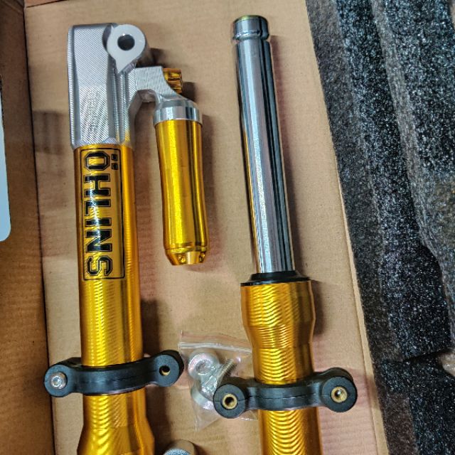 Phuộc trước Ohlins gắn Ex150