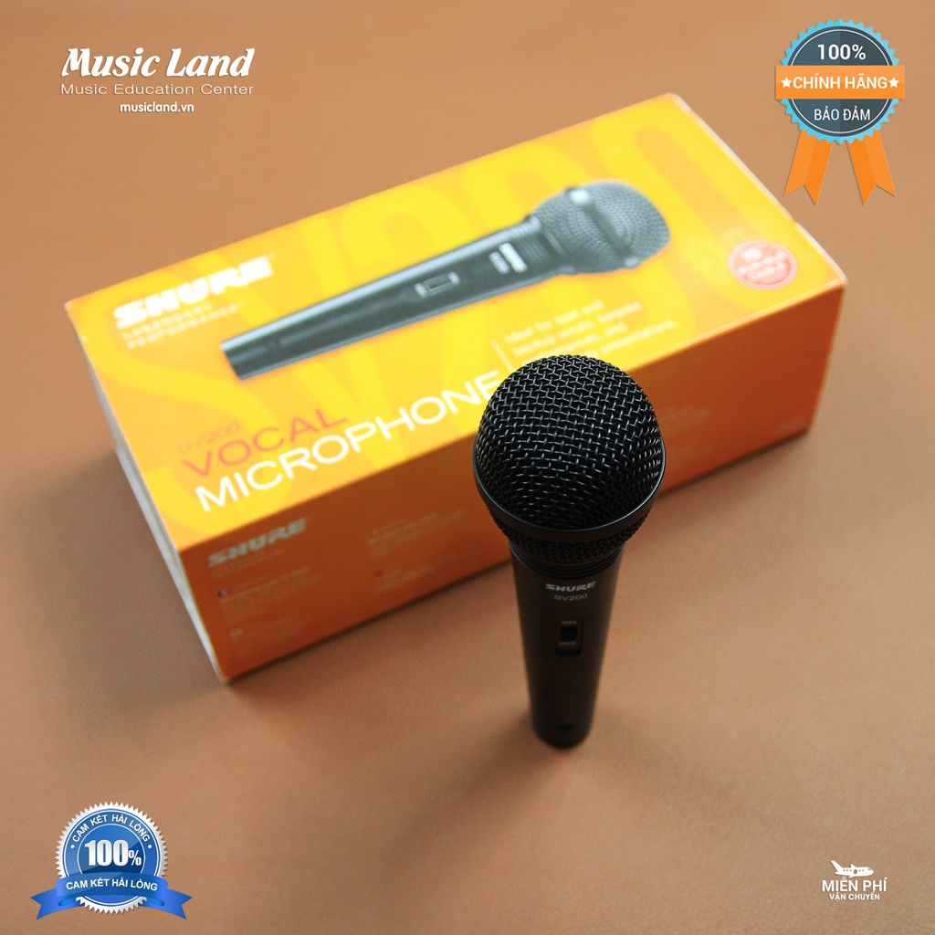 Micro Hát Shure SV200 – Chính Hãng